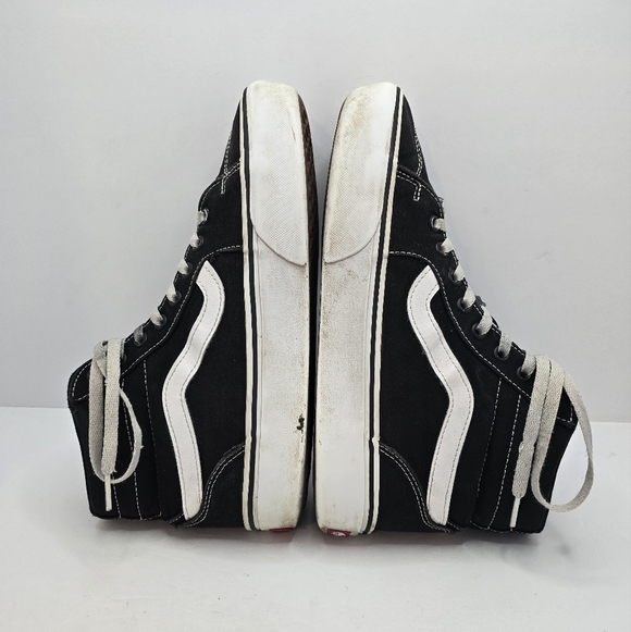 Vans | SK8-HI black canvas indie skateboard sneakers | WMS 9 - Picture 13 of 14